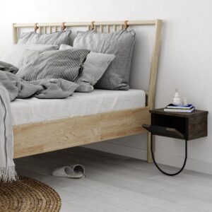 Norfolk Modern Bedside Table Bedroom Furniture W 33cm