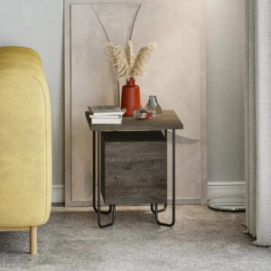 Acres Modern Bedside Table 40cm Width Bedroom Furniture