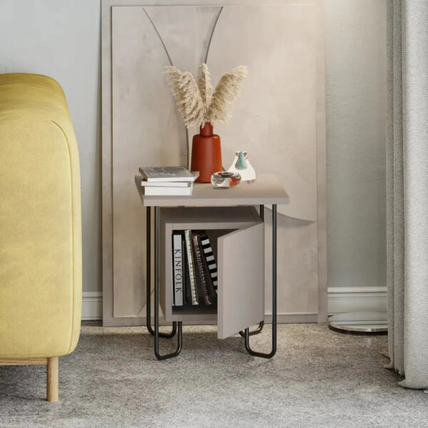 Acres Modern Bedside Table 40cm Width Bedroom Furniture
