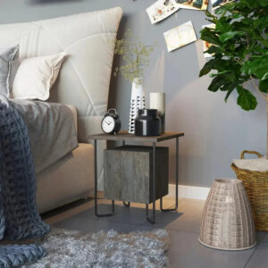 Acres Modern Bedside Table 40cm Width Bedroom Furniture