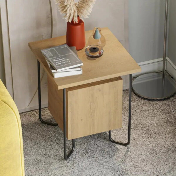 Acres Modern Bedside Table 40cm Width Bedroom Furniture