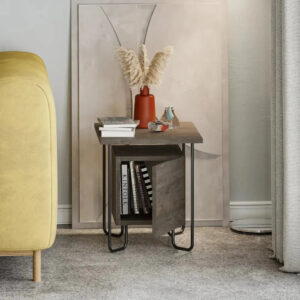 Acres Modern Bedside Table 40cm Width Bedroom Furniture