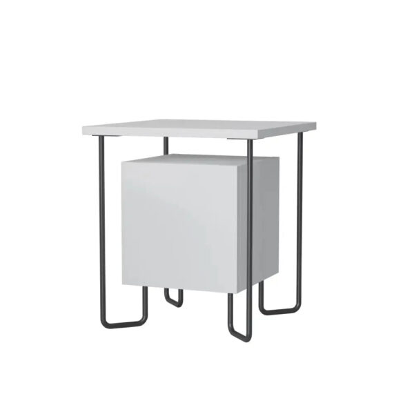 Acres Modern Bedside Table 40cm Width Bedroom Furniture
