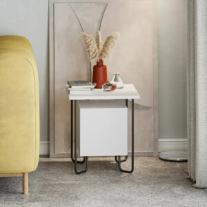 Acres Modern Bedside Table 40cm Width Bedroom Furniture